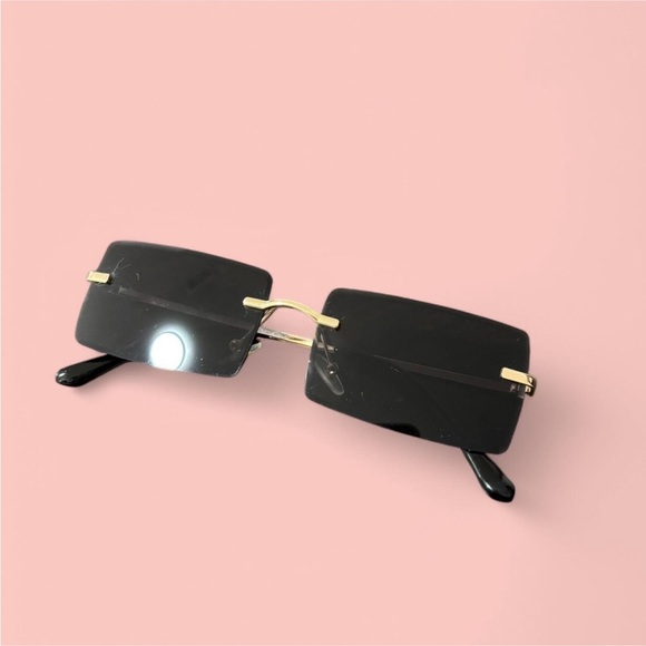 Gold and Black Sunglasses - Picture 3 of 3